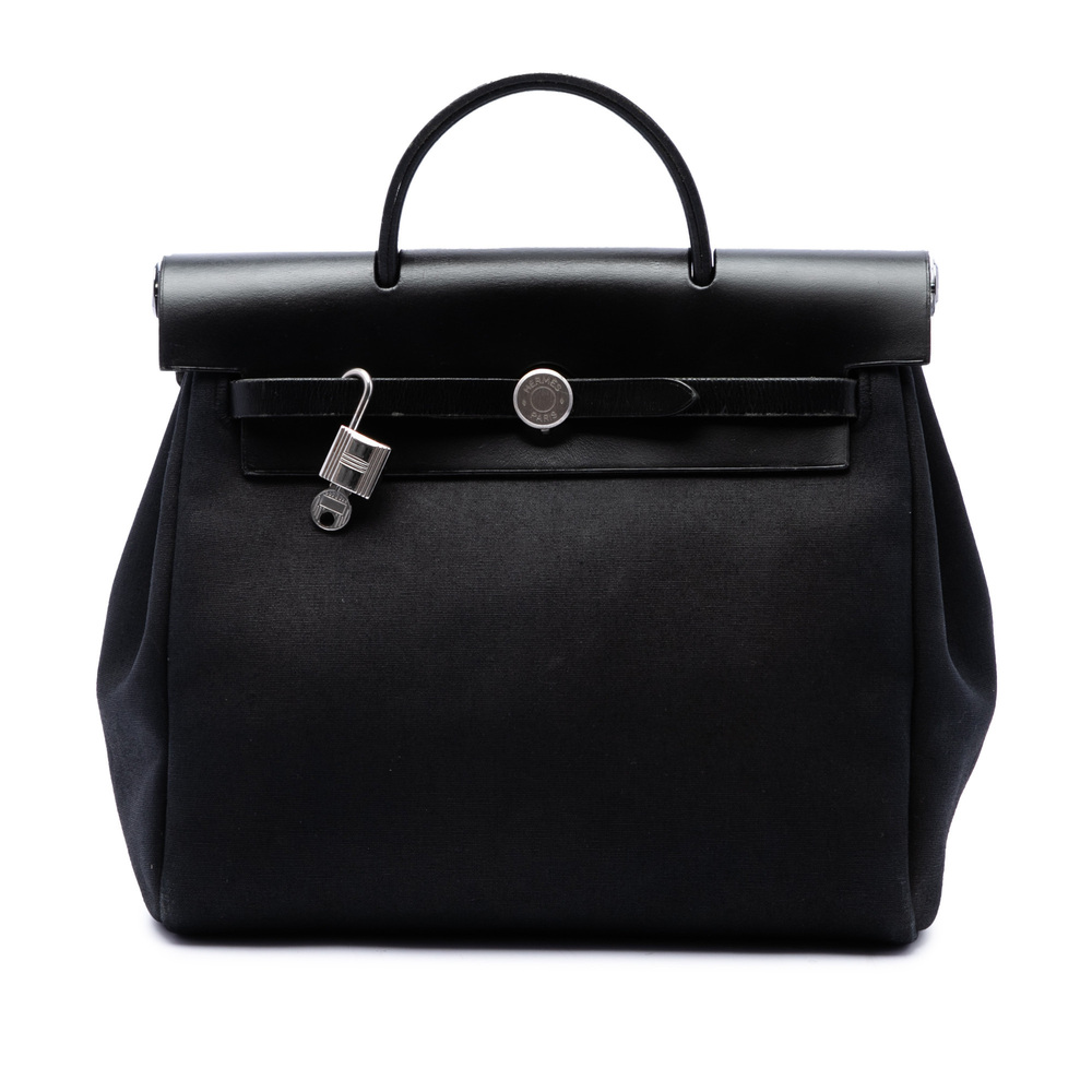 Pre-Loved Hermes Toile Herbag Backpack PM
